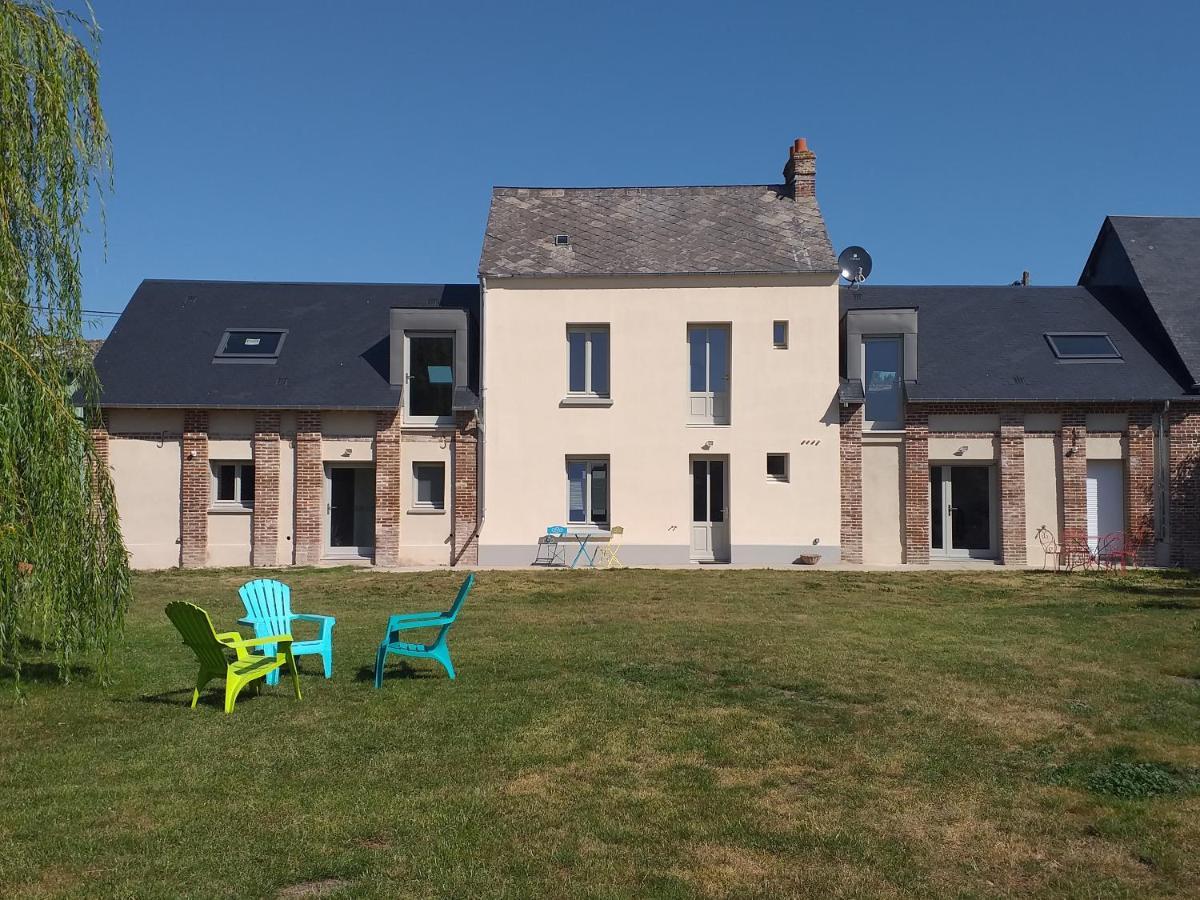Gite 3 Les Embruns Ancien Corps De Ferme Plage Aparthotel Criel-sur-Mer Exteriör bild